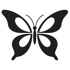 Elegant Silhouette Butterfly Design: High-Quality Vector Art for Minimalist Branding, Digital Use, and Modern Logos