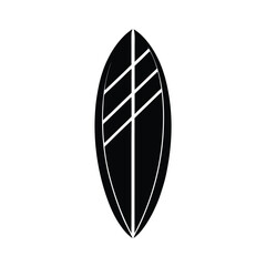 Abstract Leaf Design in Black and White