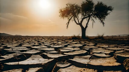 Impact of pollution on arid landscapes desert region environmental photography dry climate aerial view nature's struggles