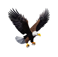 Obraz premium Bird Silhouettes and Realistic Bird Illustrations – Eagles, Crows, Parrots & Wildlife in Vector Style | High-Quality Digital Art for Adobe Illustrator