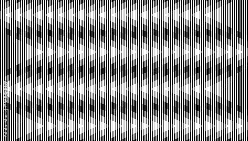 Poster black and white seamless transition pattern with sharp arrows shape for sporty background and jersey