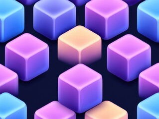 Obraz premium Abstract colorful geometric pattern