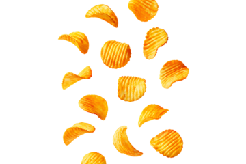 Crispy Potato Chips  A Delicious Cascade of Flavor