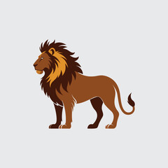 Obraz premium Majestic Lion A Powerful Symbol of Strength and Courage