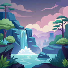 landscape with river