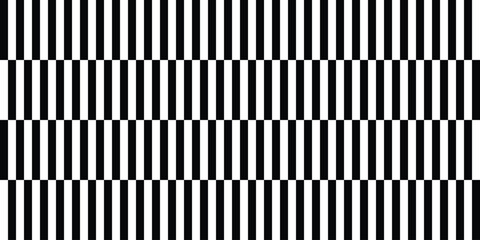 Abstract seamless pattern of stripes in a weave. Vector illustration.