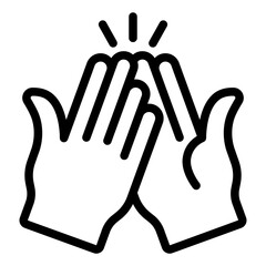 high five icon