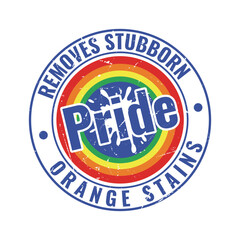 Removes stubborn pride orange stains