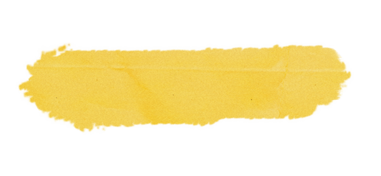 Yellow background texture gold paint stroke abstract art design element banner wallpaper shape