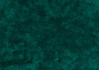 Naklejka premium dark green crushed velvet texture close-up, soft luxurious fabric background for design. green fluffy carpet for interior floor covering.