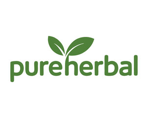 Fototapeta premium Pure Nature Logo Featuring Leaves for a Natural Brand