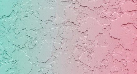 Pastel Pink and Teal Textured Wall Background turquoise