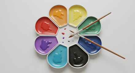 Ceramic Paint Palette