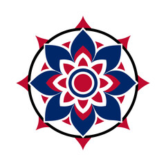 mandala art vector illustration