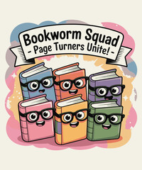 Bookworm Squad Graphic Design