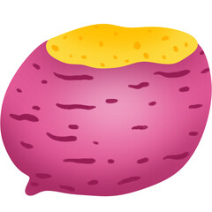 Cute sweet potatoes png