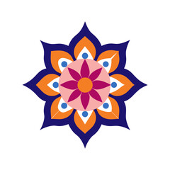 mandala art vector illustration