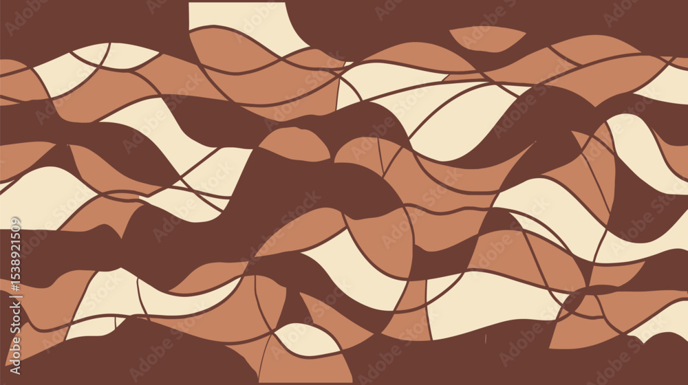 Poster abstract polygons curve dynamically in colorful geometric pattern background