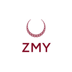 ZMY three initial letter iconic line negative space minimal logo design vector template. monogram, abstract, wordmark, business, typography, minimalist, brand, company, flat, modern, unique, simple