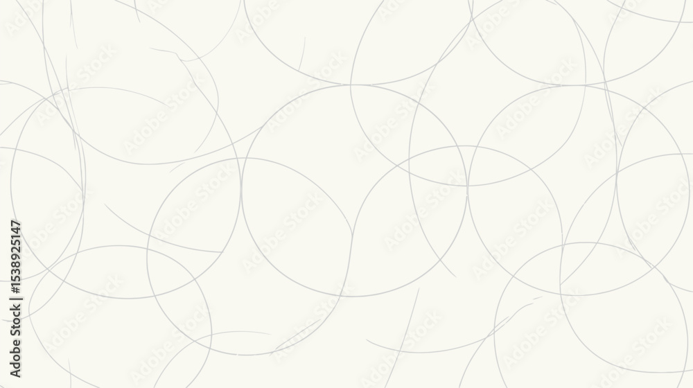 Poster intersecting circles create pattern abstract light background details