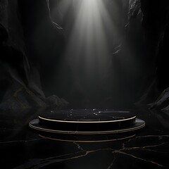 Obraz premium magic light on the dark background