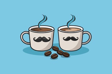 cup of coffee with beans