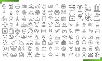 Comprehensive Collection of Festive Icons for Celebrations and Events
