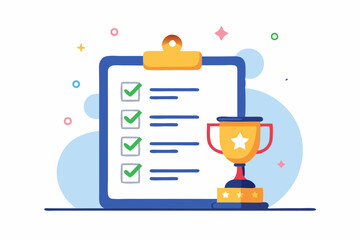 checklist trophy win