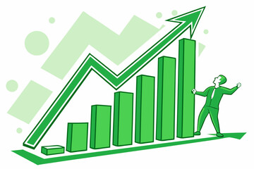 3d-financial-growth-chart-in-green-tones