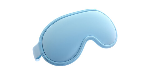 Blue Sleep Mask. Promotes Restful Sleep And Relaxation Isolated On Transparent Background