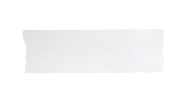 White torn paper texture blank page copy space image PNG on a transparent background