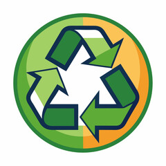 Obraz premium Recycling Colored Icon