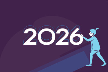 Abstract geometric design with bold colors and lines