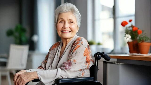 Smiling senior woman