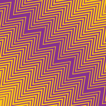  modern abstract purpel colour thik to thin dagonal zig zag seamless pattern with orange colour background.