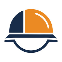 Construction Helmet Real Estate Safety Logo