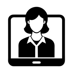 business woman icon