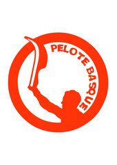 pelote basque logo tampon