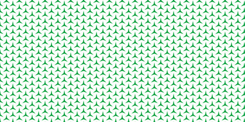 Seamless Green Geometric Triangle Pattern on White, Abstract Modern Christmas Tree Repeat Background, Minimalist Holiday Design: Green Star Motif.