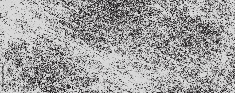 Poster Texture of black and white grainy surface with abstract patterns showcasing contrast and depth