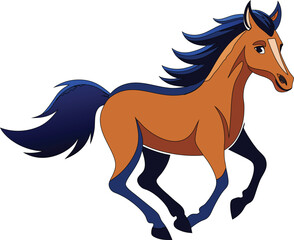 Horse in the field, A running horse isolated on transparent background, horse and jockey, horse and rider