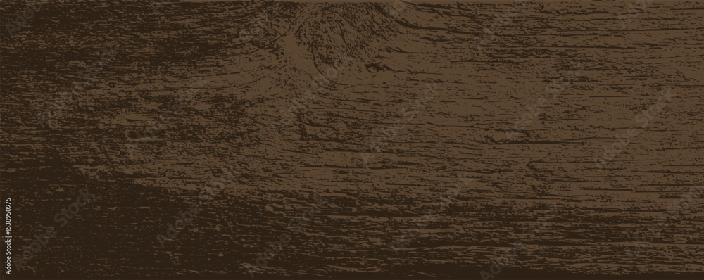 Aufkleber authentic dark brown wood texture showcasing natural grains and patterns found in a rustic setting