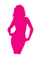 fille sexy silhouette femme