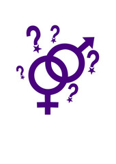 homme femme symbole fille garcon