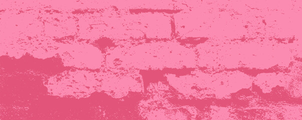 Vivid textured wall creates an artistic backdrop in a vibrant pink hue with rough surfaces and unique patterns