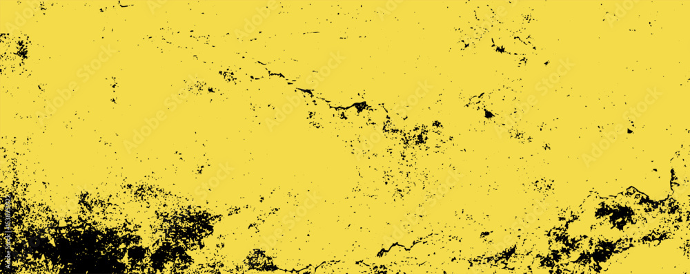 Poster bright yellow abstract texture with dark speckles and a rough appearance enhancing artistic expressi