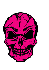 tete de mort halloween forme crane