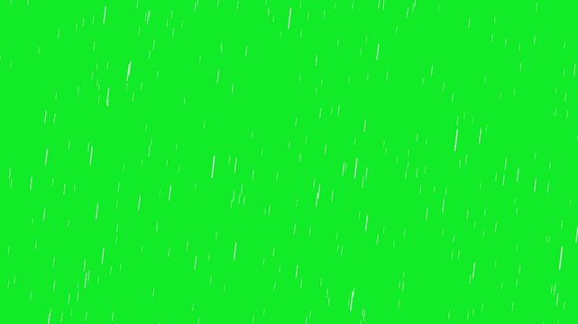 Heavy Rain Green Screen Loop animation, Realistic Rain Particle with Green Screen Chroma Key, Rain Green Screen, Rain motion graphic effects on green screen, Hard rain failling down loop, Rain Drops