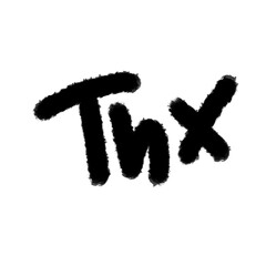 thank you thx png pen line brush cartoon handwrite design cute and art doodle clipart element