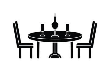 Simple Table Setting Icon Design